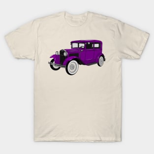 Classic car 1931 cartoon illustration T-Shirt